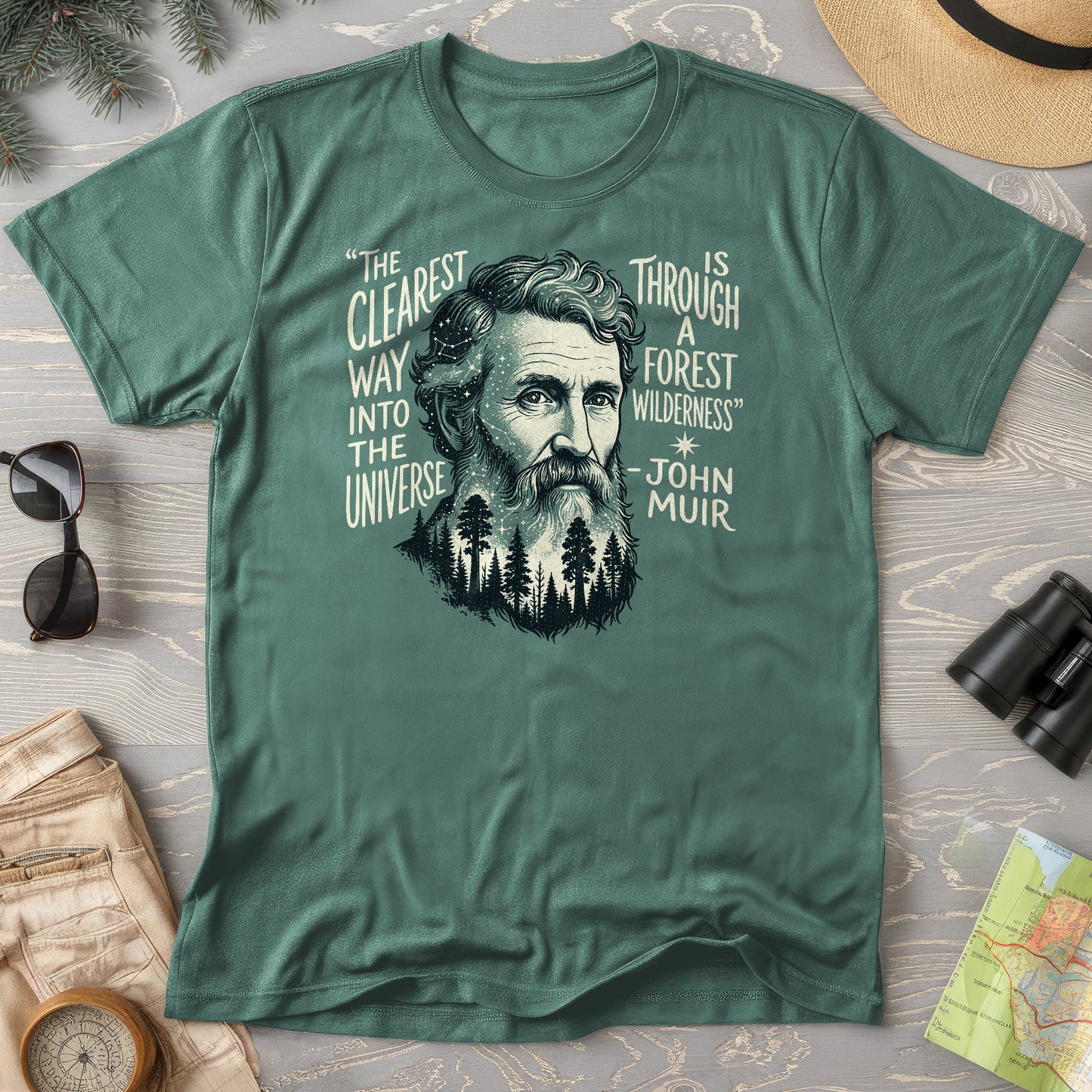 John Muir Universe T-Shirt