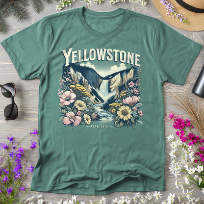 Yellowstone National Park "Wildflower" Comfort Colors T-Shirt