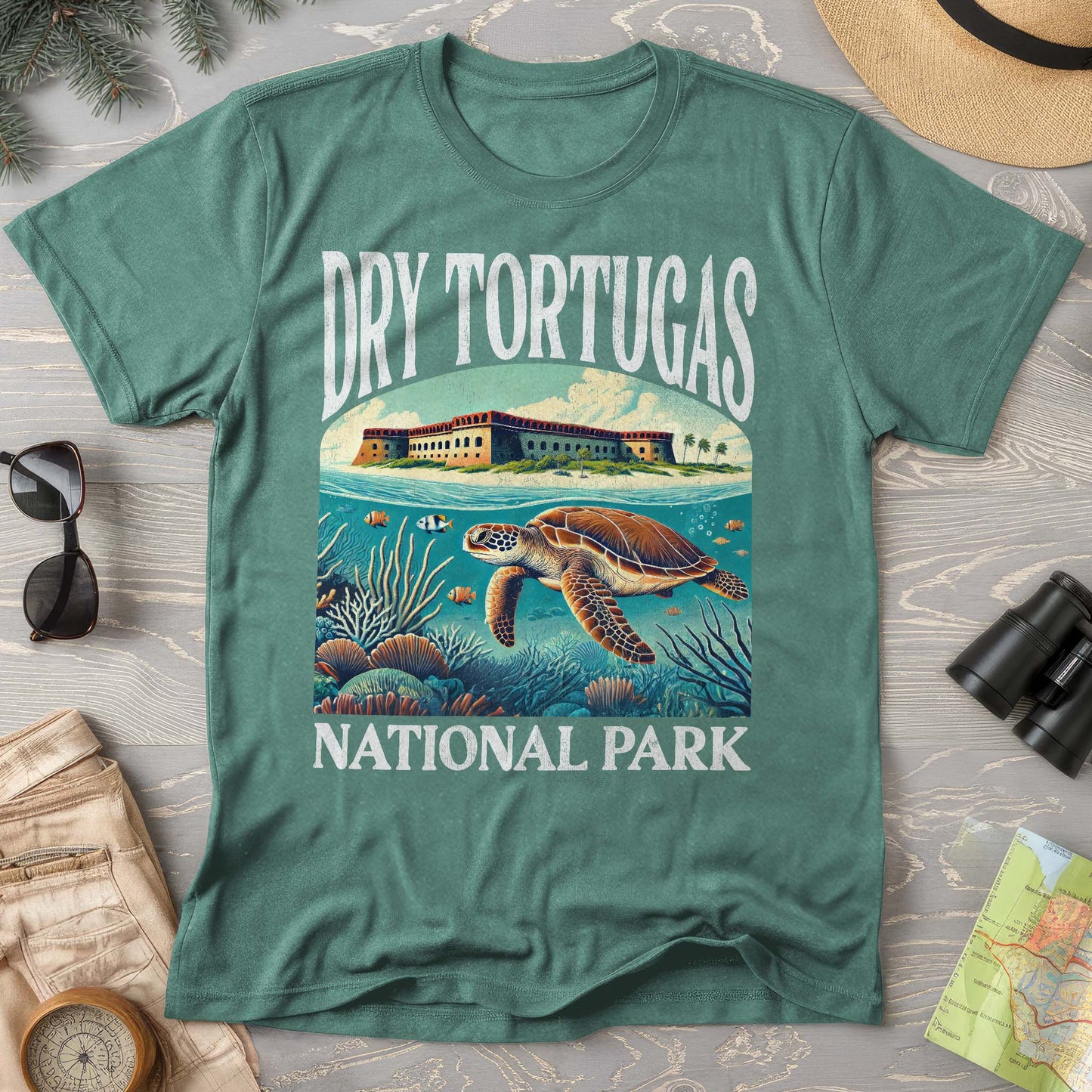 Dry Tortugas National Park "Big and Bold" Comfort Colors T-Shirt