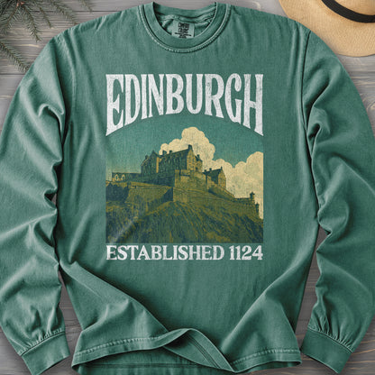 Edinburgh Scotland "Big and Bold" Long Sleeve Shirt
