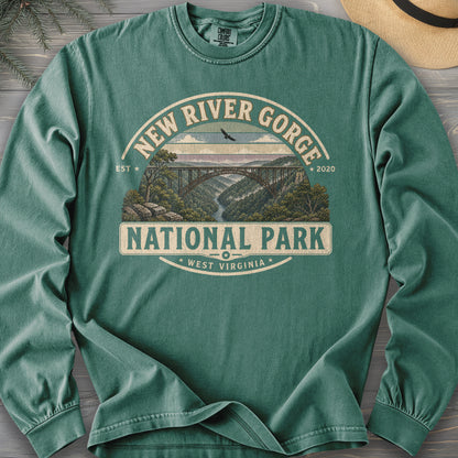 New River Gorge Medallion Long Sleeve Shirt