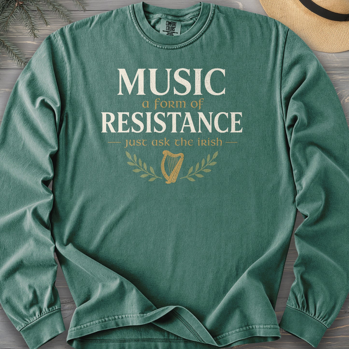 Music Resistance Irish Long Sleeve Shirt
