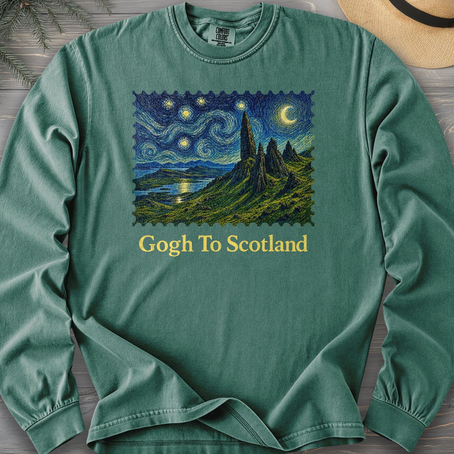 Gogh To Scotland Long Sleeve Shirt