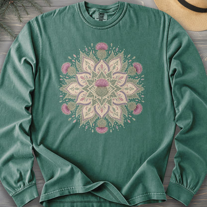 Thistle Mandala Long Sleeve Shirt