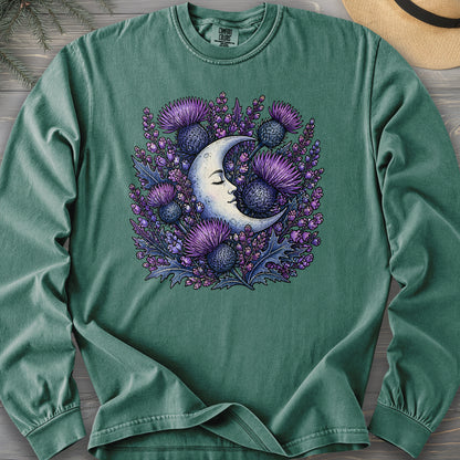 Botanical Moon Thistle Comfort Colors 6014 Long Sleeve