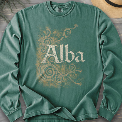 Alba Ancient Spirals Comfort Colors 6014 Long Sleeve