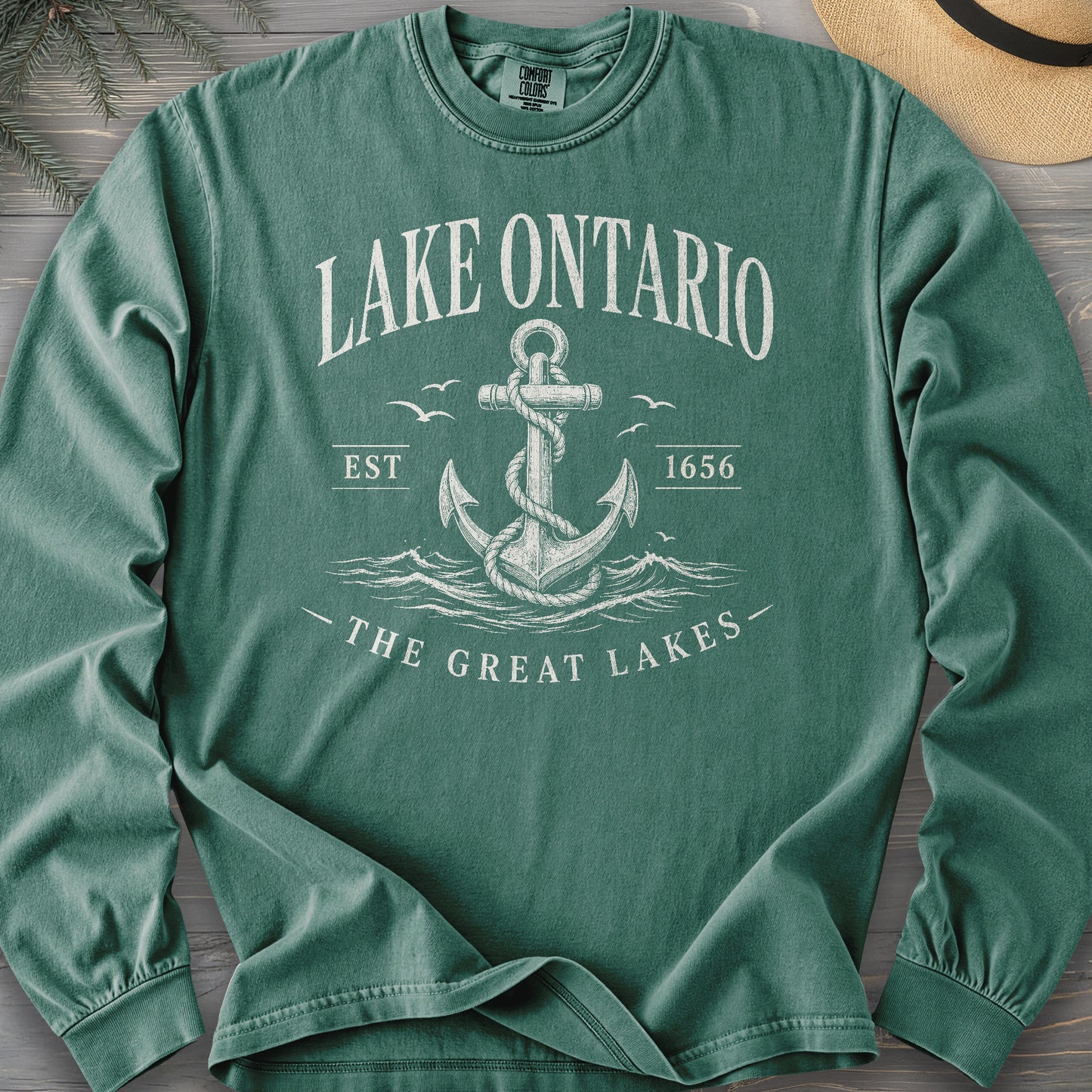 Lake Ontario Anchor Long Sleeve Shirt