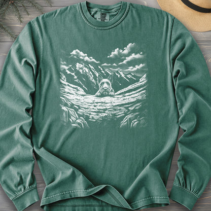 Watchful Scottish Terrier Comfort Colors 6014 Long Sleeve