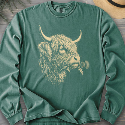 Coo wThistle Comfort Colors 6014 Long Sleeve