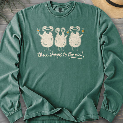 Three Sheeps Comfort Colors 6014 Long Sleeve