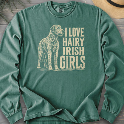 Irish Wolfhound Lover Comfort Colors 6014 Long Sleeve