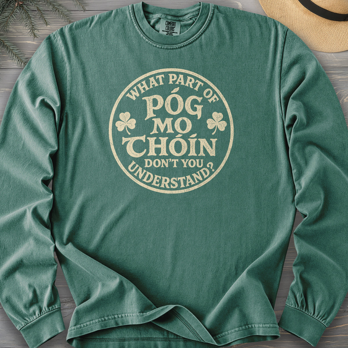 Pog Mo Thoin Badge Comfort Colors 6014 Long Sleeve