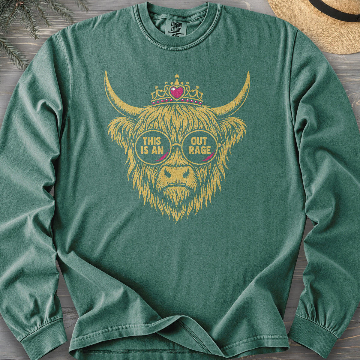 Outrage Coo Comfort Colors 6014 Long Sleeve