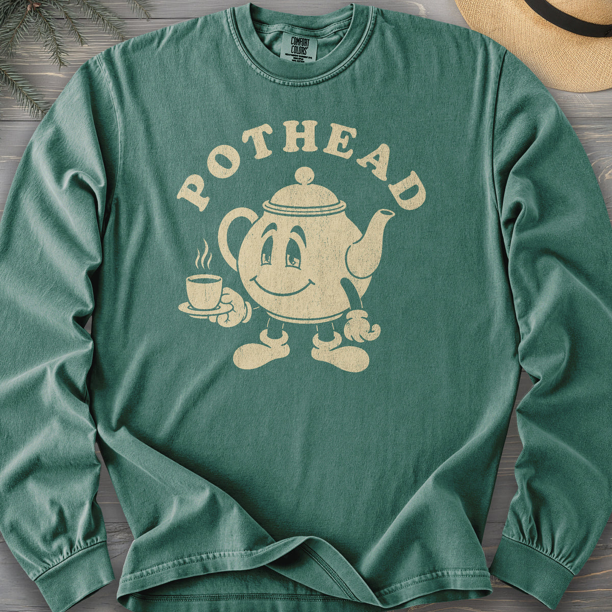 Pothead Teapot Long Sleeve Shirt