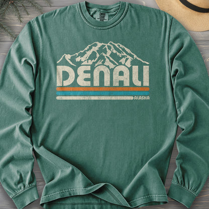Denali Alaska Retro Stripe Long Sleeve Shirt
