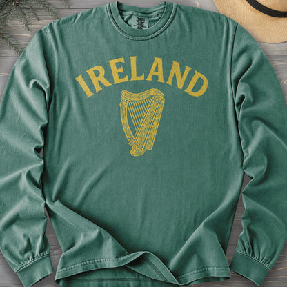 Ireland Vintage Harp Long Sleeve Shirt