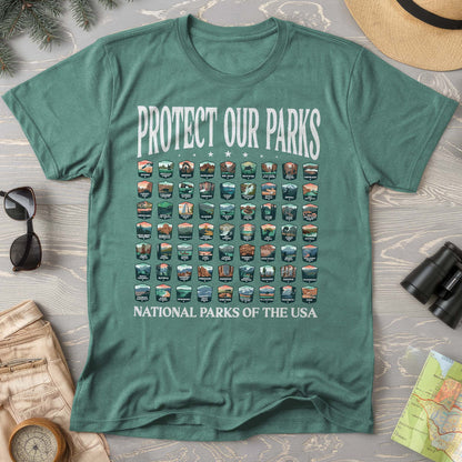 Protect our Parks Badges Comfort Colors T-Shirt