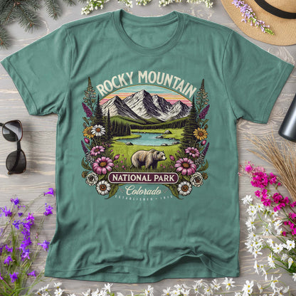 Rocky Mountain National Park "Wildflower" Comfort Colors T-Shirt