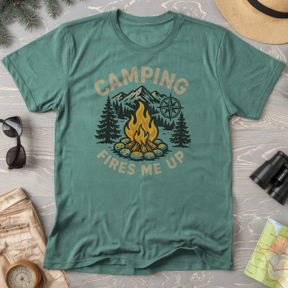 Camping Fires Me Up Comfort Colors T-Shirt