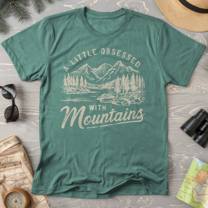 "A Little Obsessed with Mountains" Comfort Colors T-Shirt