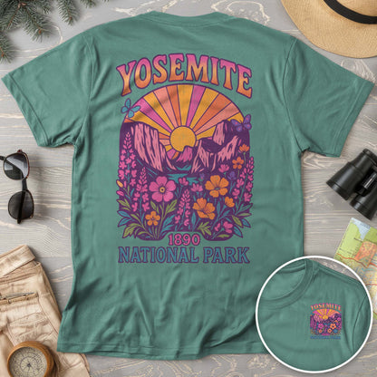 Yosemite Retro Vibes Front/Back Comfort Colors T-Shirt