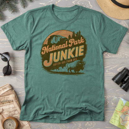 National Park "Junkie" Comfort Colors T-Shirt