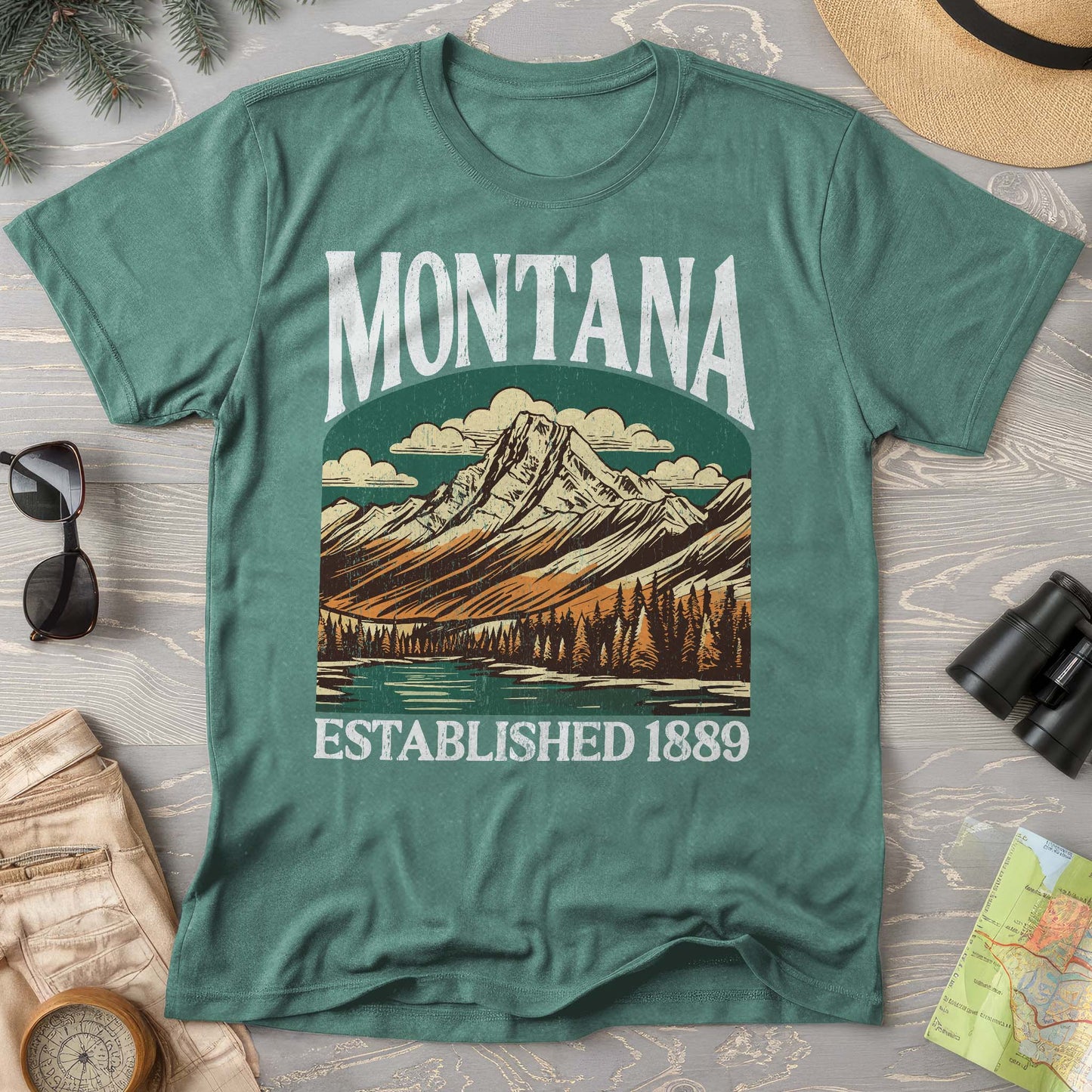 Montana "Big and Bold" Comfort Colors State T-Shirt