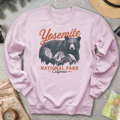 Yosemite Bear Etching Sweatshirt