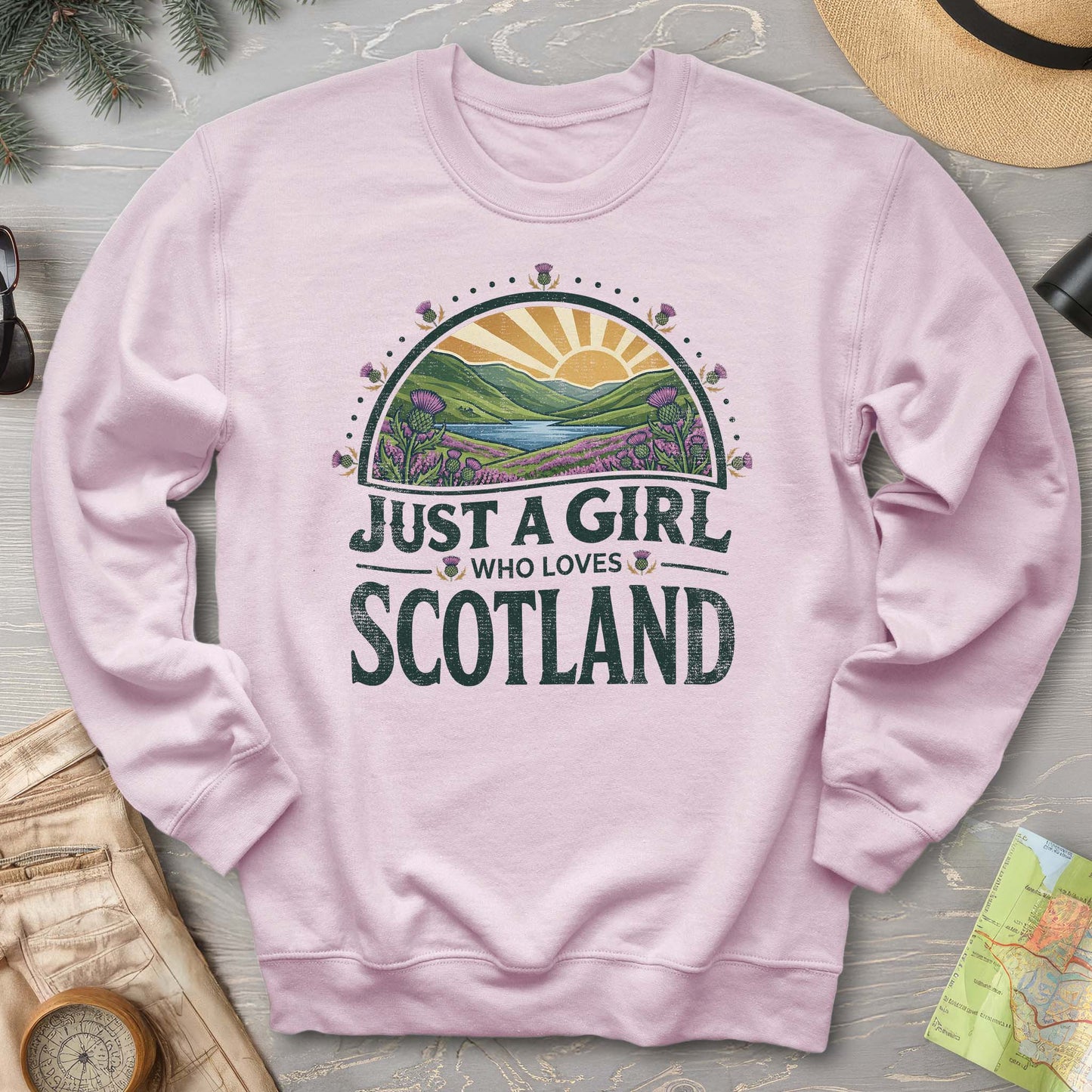 Just A Girl Scotland Sweatshirt