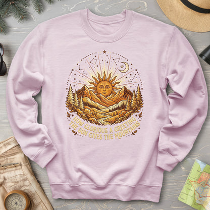 Glorious Greeting John Muir Sweatshirt