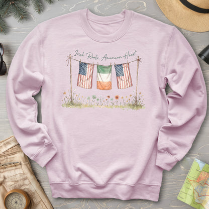 Irish Roots American Heart Sweatshirt