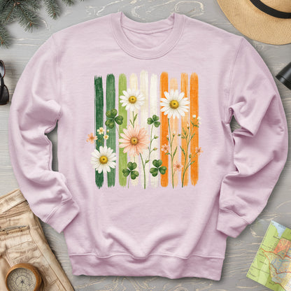 Irish Flower Stripes Sweatshirt
