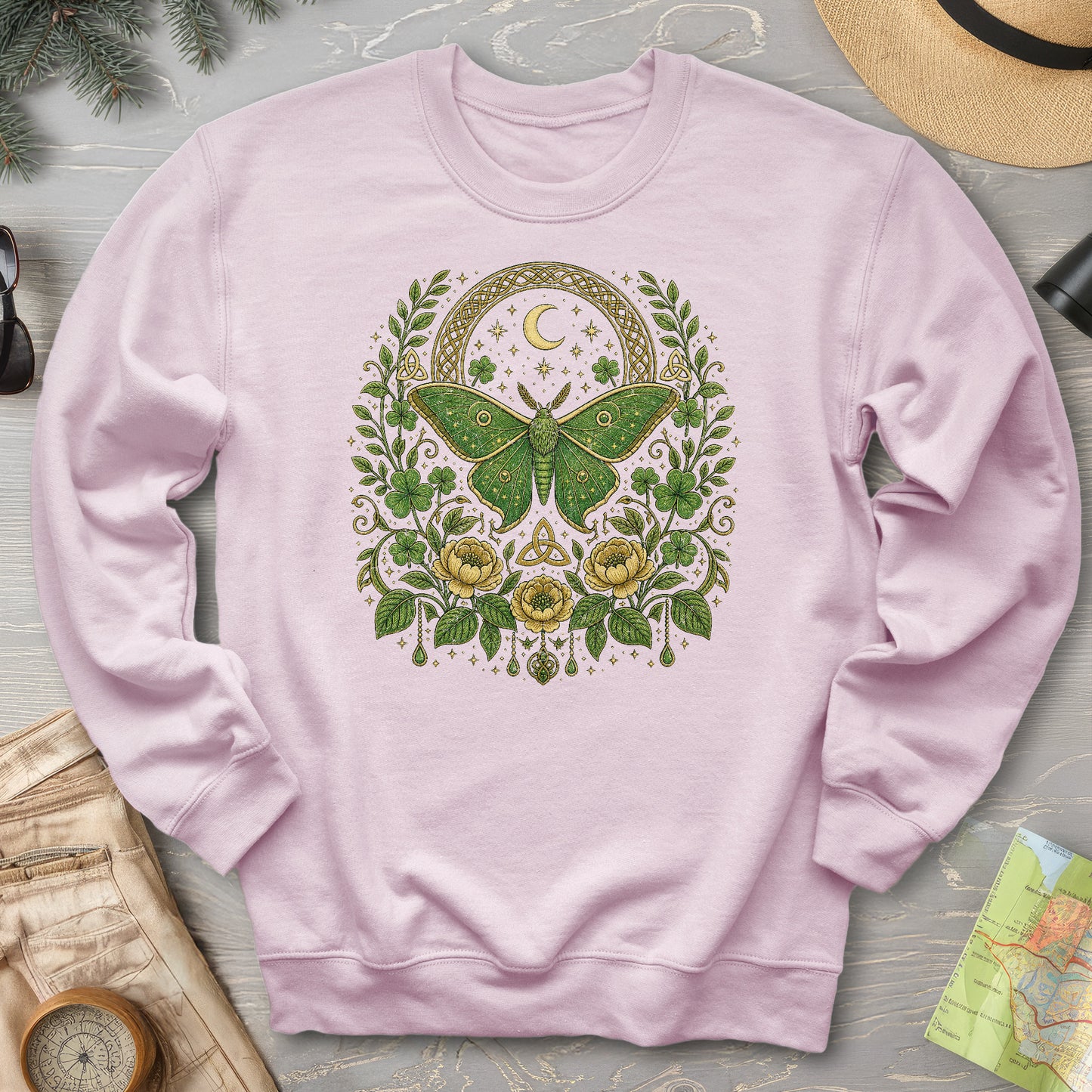 Irish Lunar Moth Sweatshirt