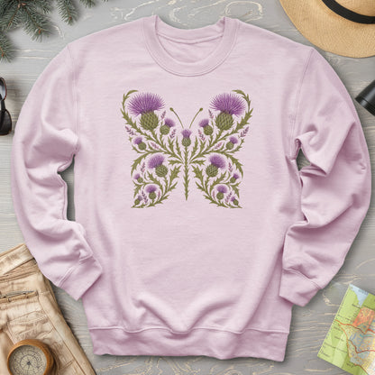 Thistle Butterfly 2 Sweatshirt