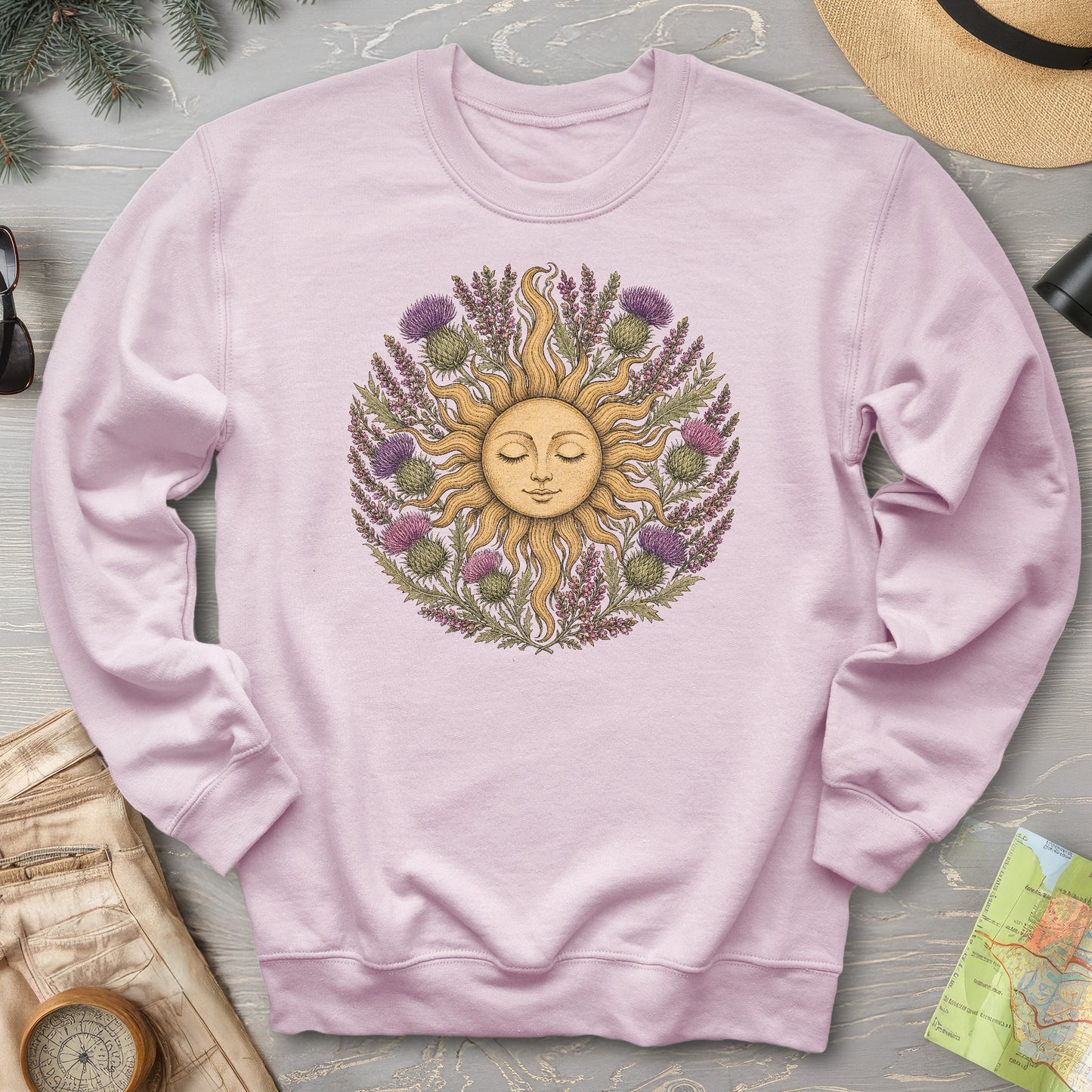 Thistle Celestial Sun Sweatshirt