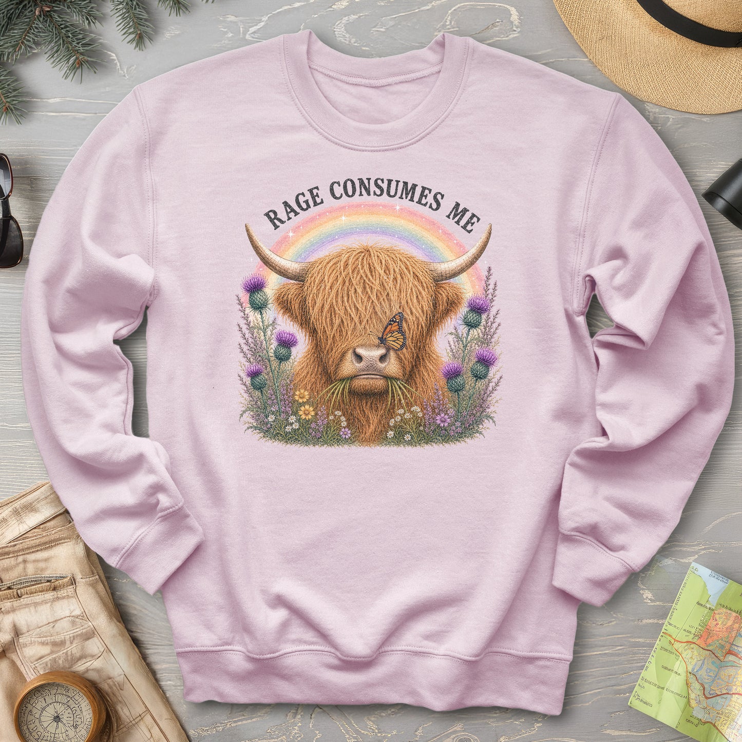 Raging Coo Rainbow Sweatshirt