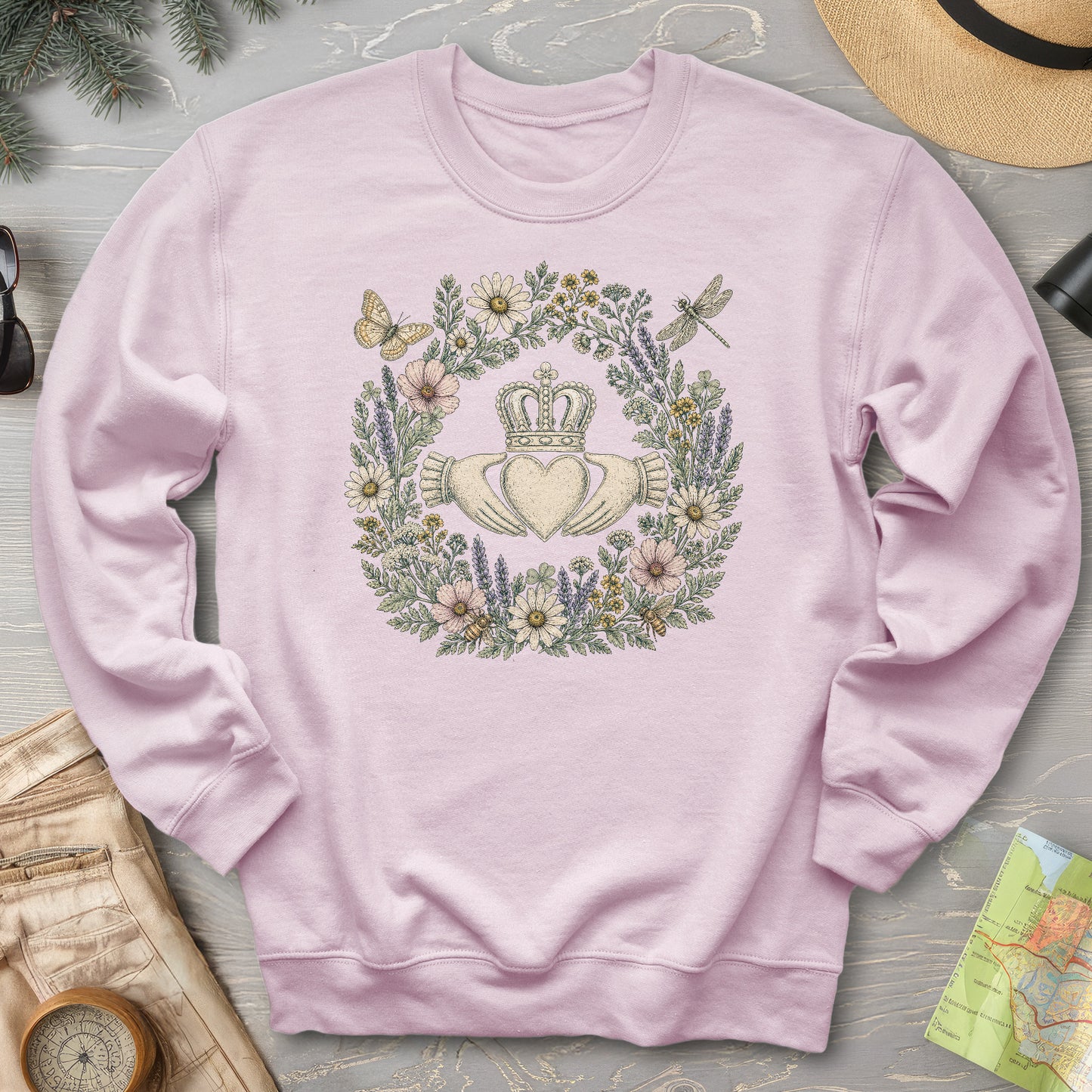 Cloddagh Wreath Sweatshirt