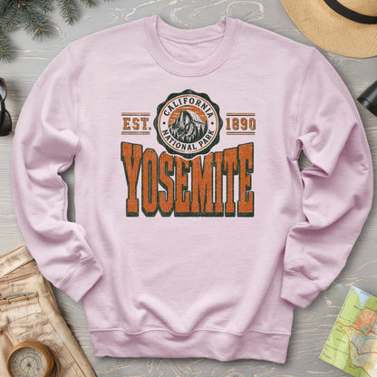 Yosemite Retro Scoop Sweatshirt - Yosemite_Retro_Varisty_V01