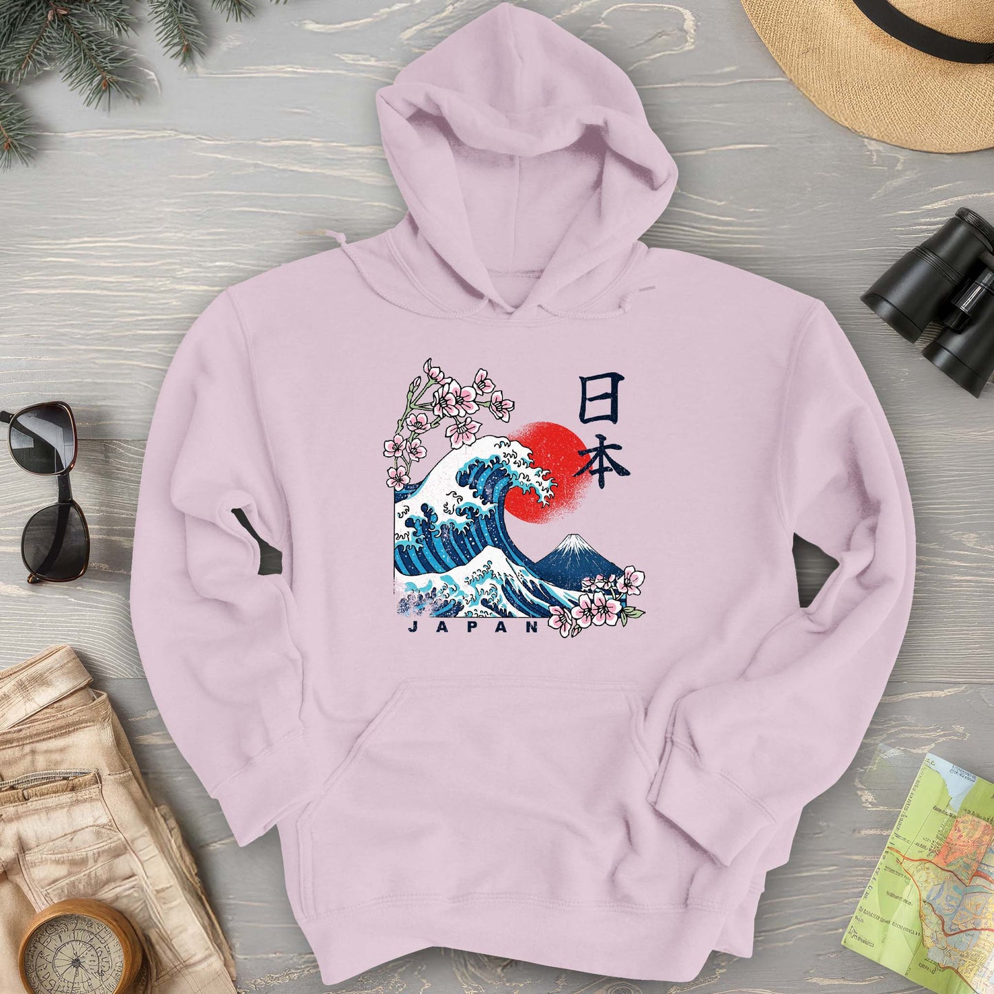 Japan Wave Hoodie