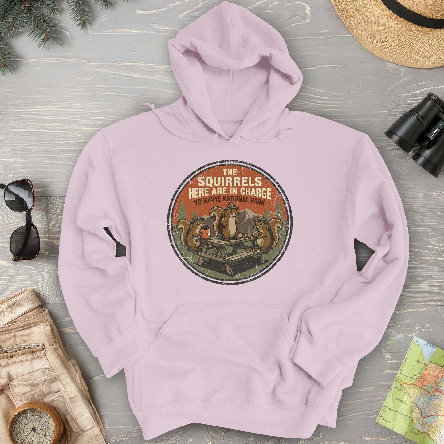 2026022204 The Squirrels Here In The Charge - Gildan 18500 Hoodie