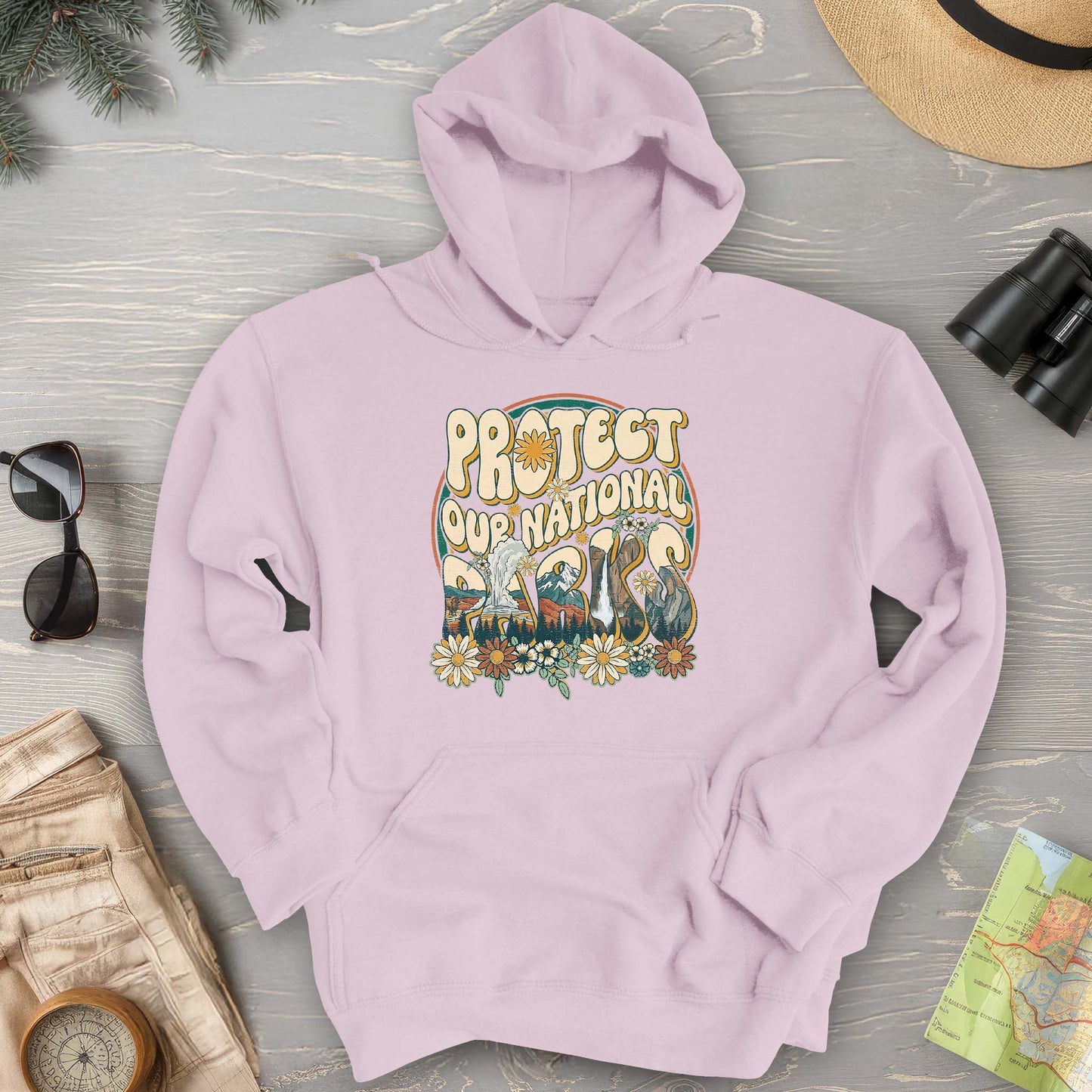 Protect Our Parks Groovy Hoodie