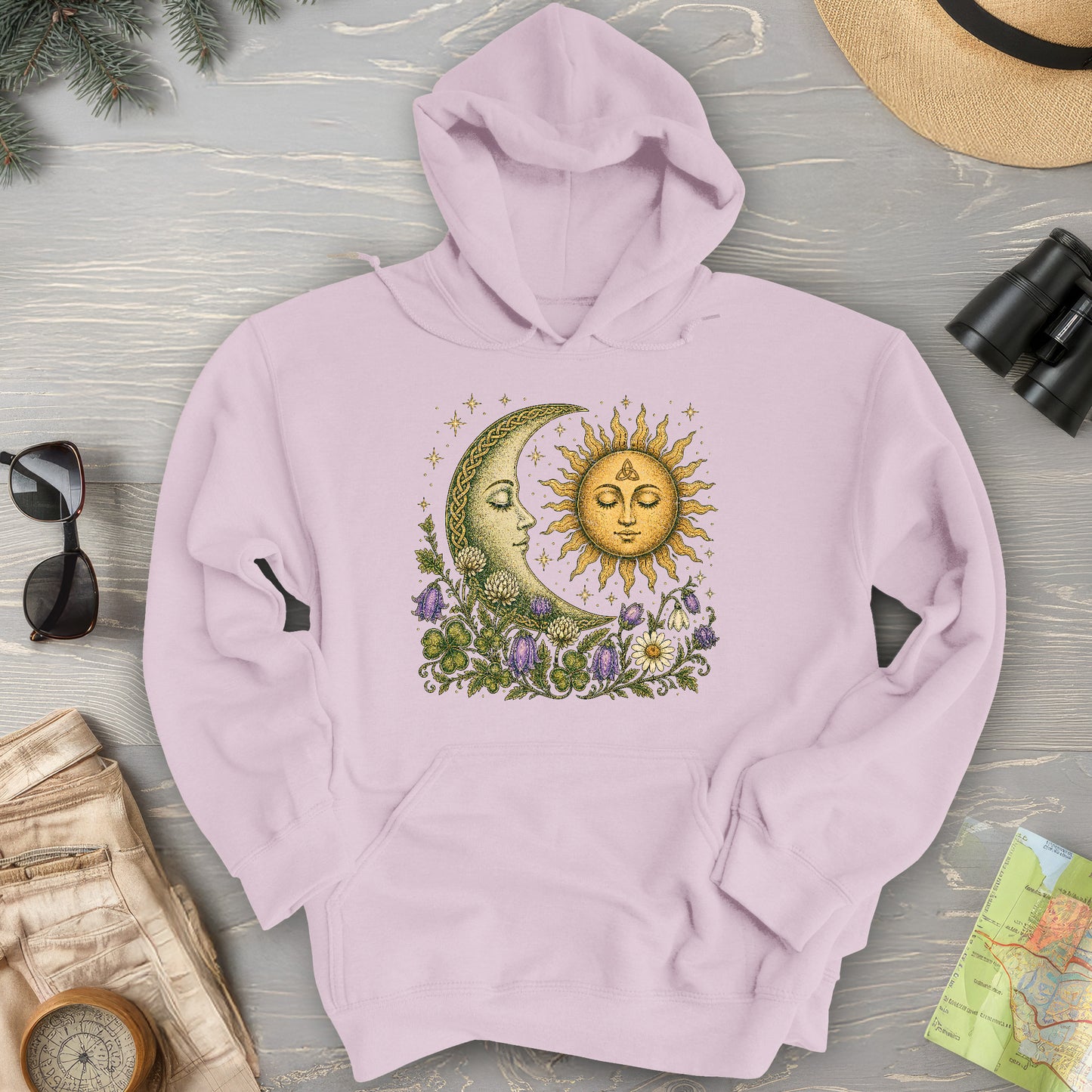 Irish Celtic Celestial Hoodie