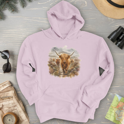 Watercolor Coos Hoodie