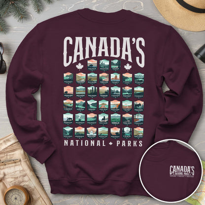 Canada's National Parks "Badges" Sweatshirt