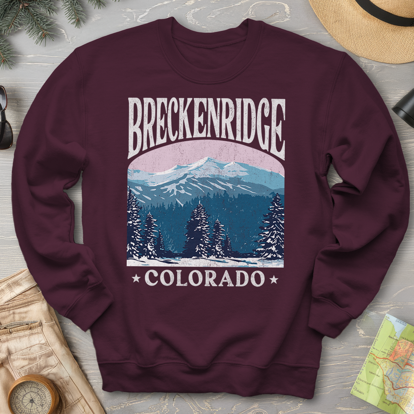 Breckenridge Colorado "Big and Bold" Sweatshirt