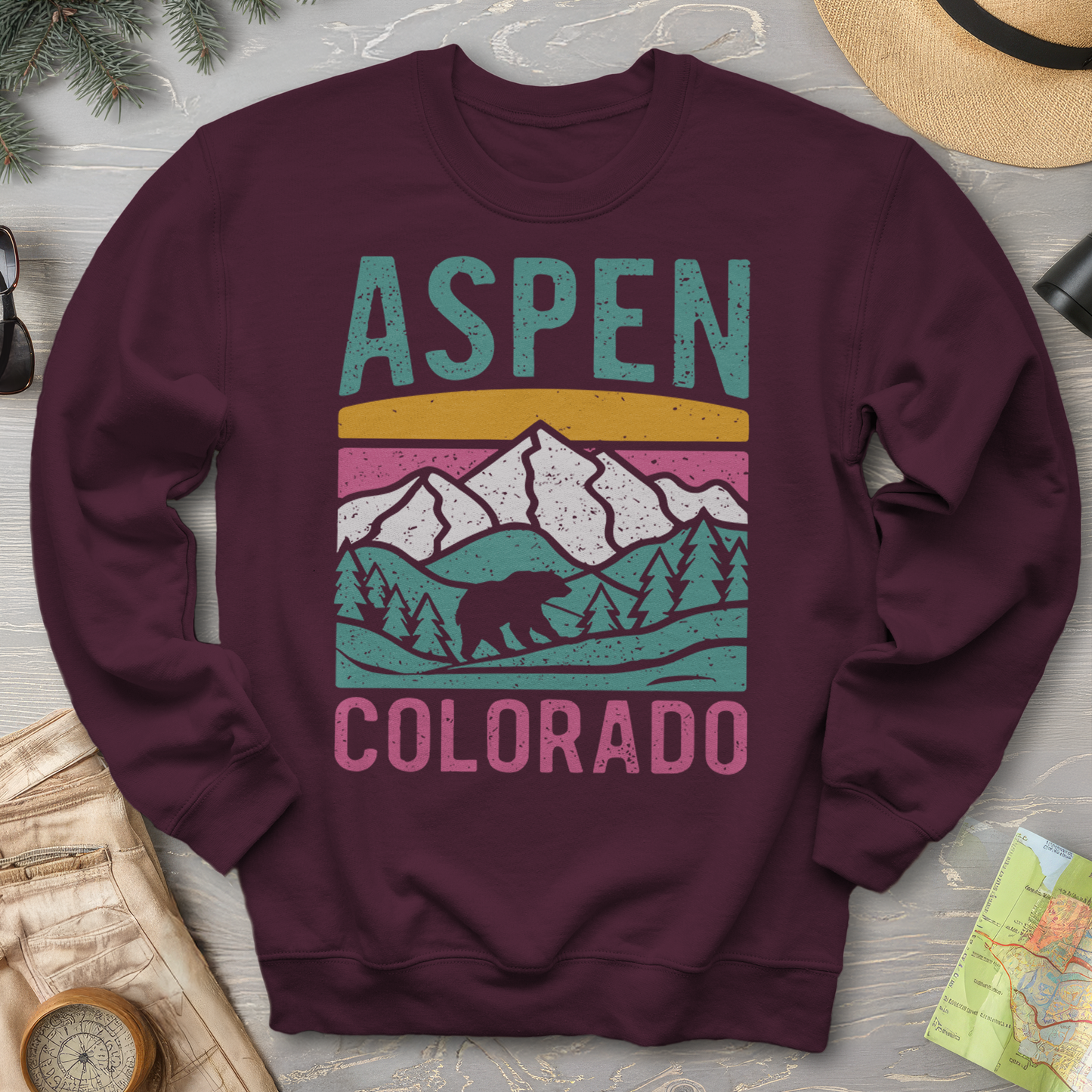 Aspen Colorado Bear Sweatshirt