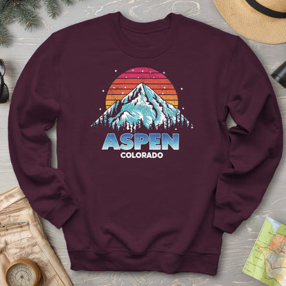 Aspen "80's Vintage Sunset" Sweatshirt