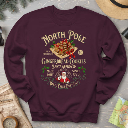 North Pole Gingerbread Cookies Sweatshirt