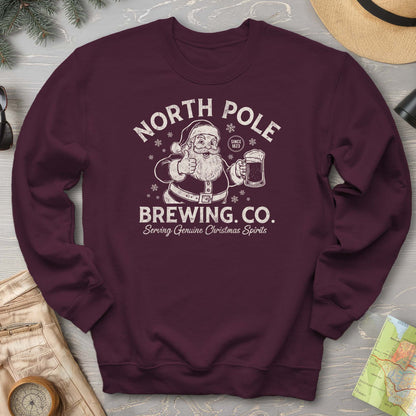 North Pole Brewing Company Vintage Print Sweatshirt