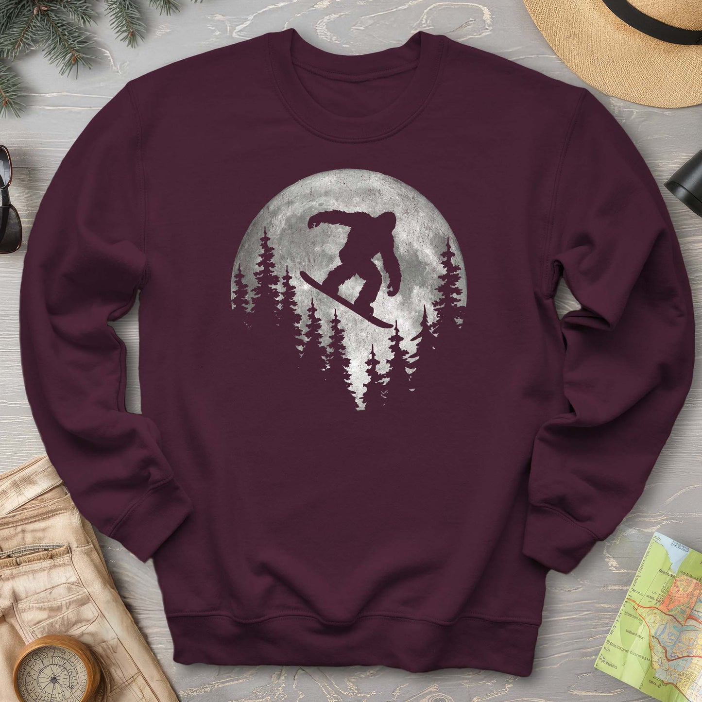 Bigfoot Snowboard Sweatshirt